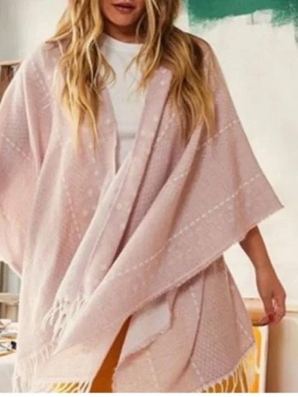 Gentle Fawn Hermosa Kimono Soft Pink NWT; M/L